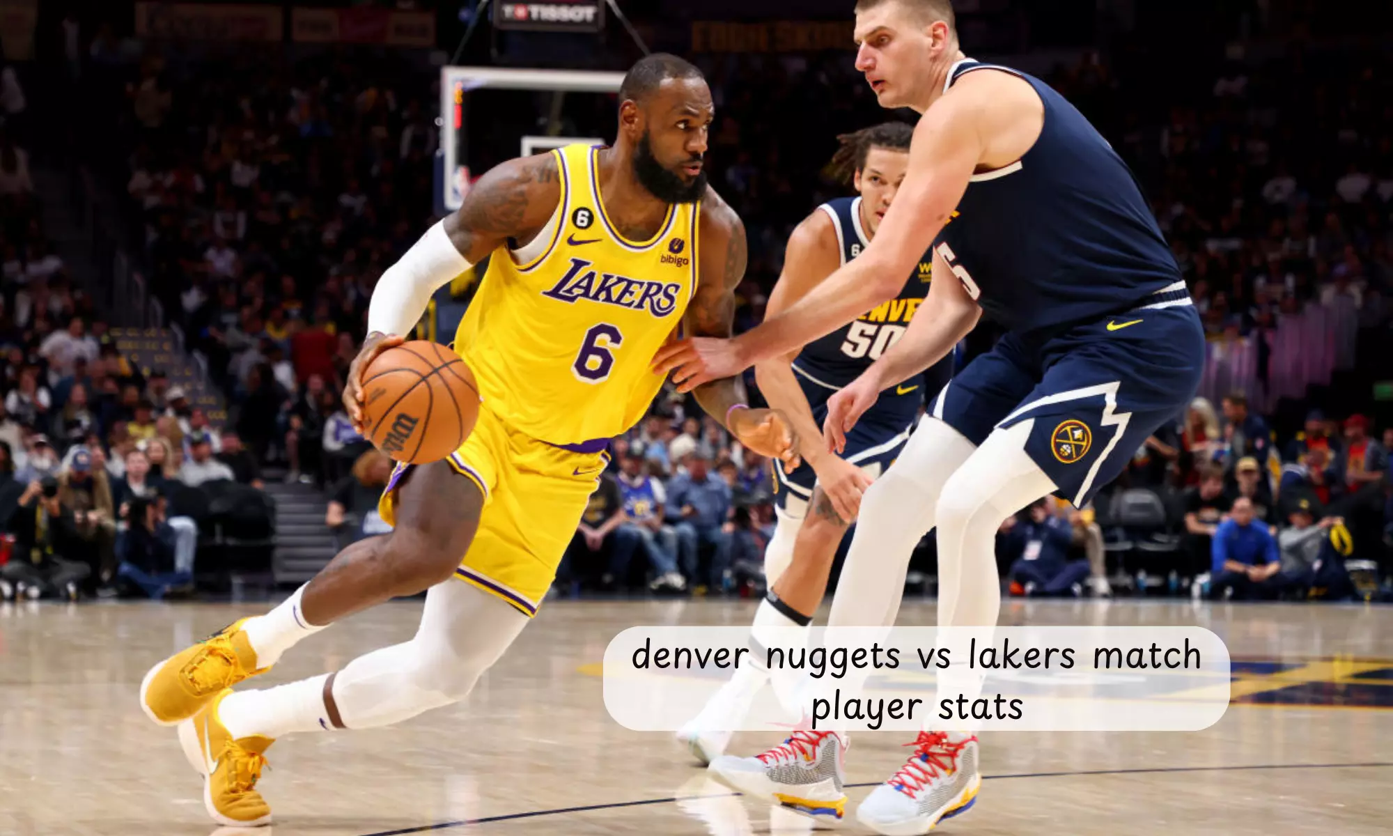 lakers vs denver nuggets match player stats